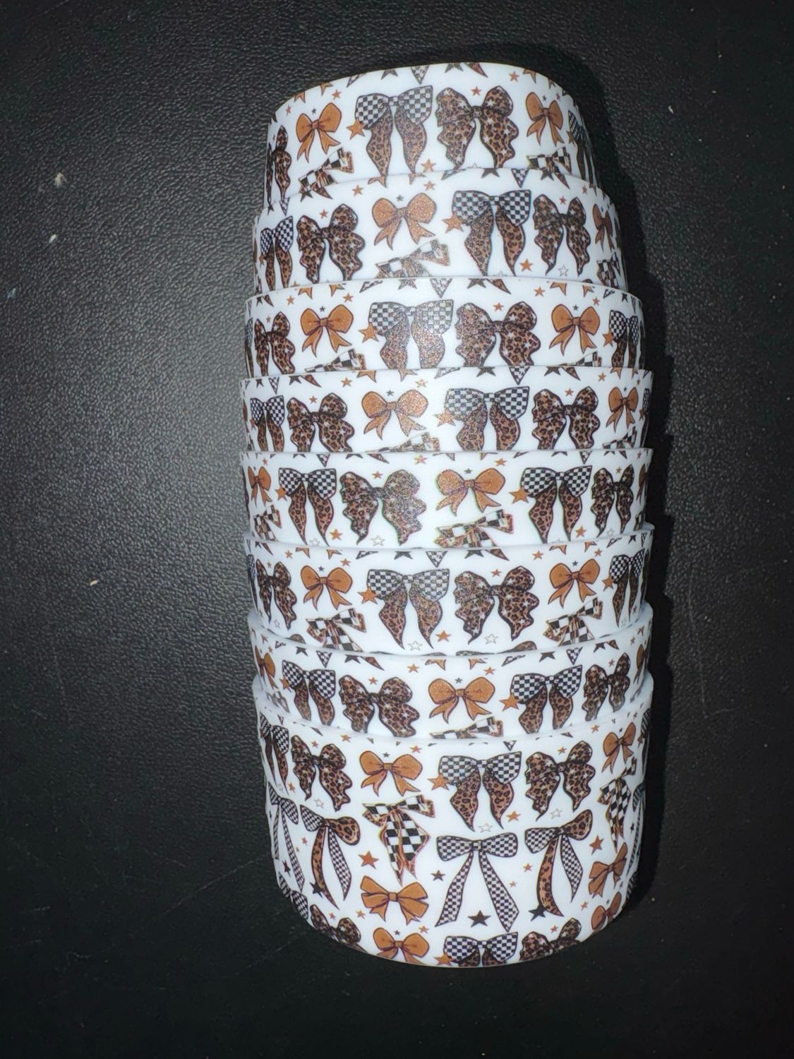Black &amp; Brown Bow Cup Boot