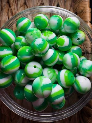 15mm Patrick’s Paradise Liquid Silicone Bead