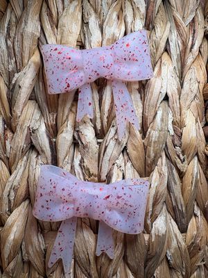 Red Glitter Straw Topper ST17
