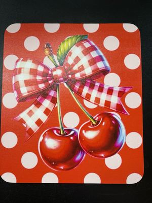 Cherry Bow Mouse Pad