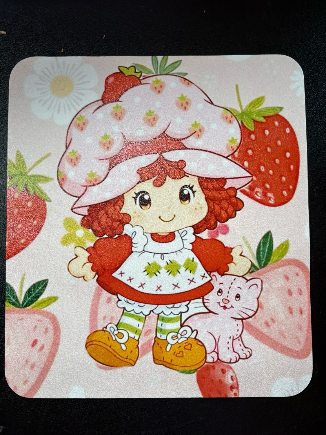 Strawberry Girl Mouse Pad
