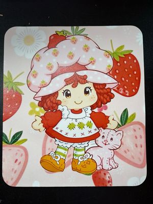 Strawberry Girl Mouse Pad