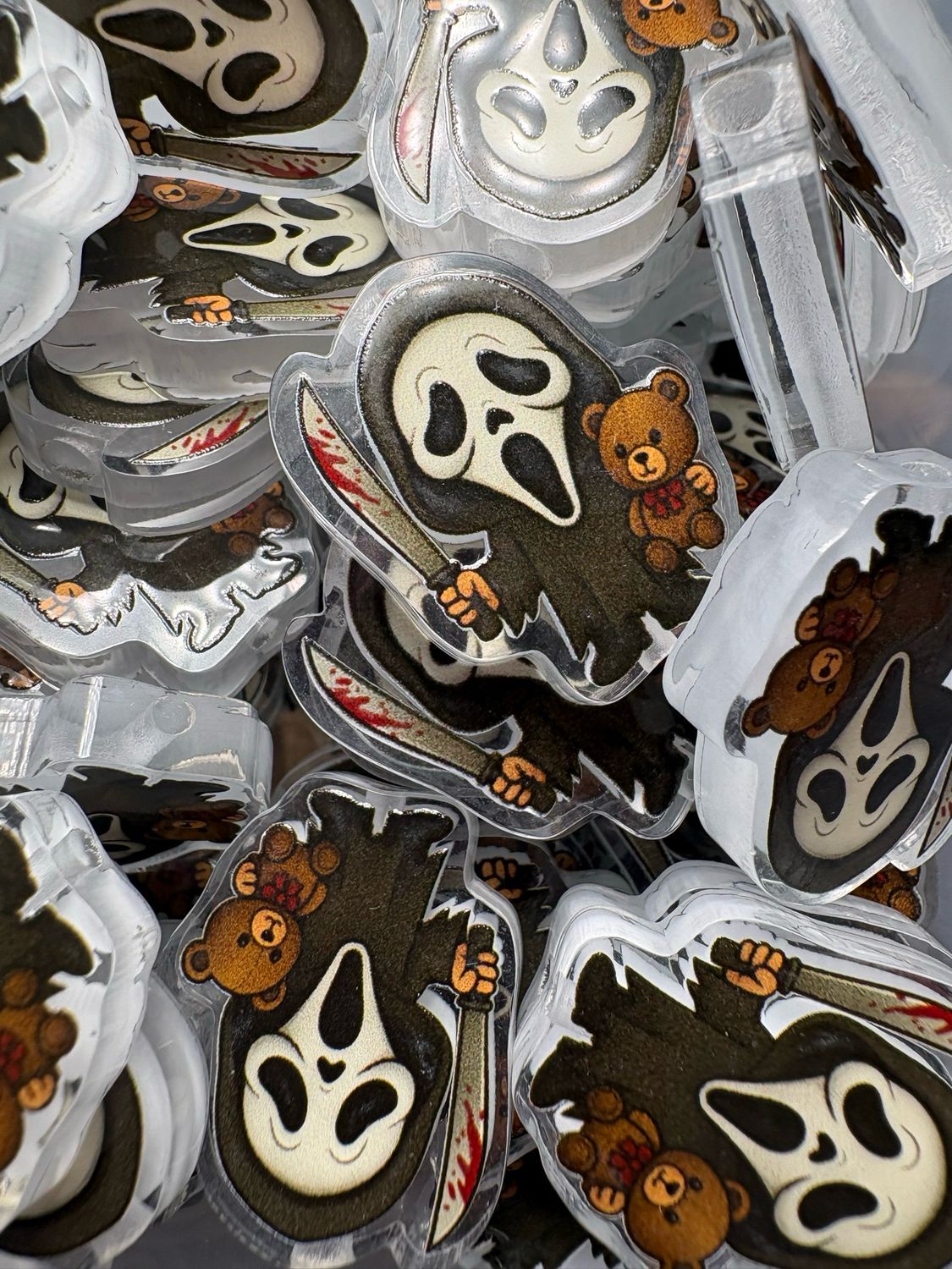 Ghost Face Acrylic Focal