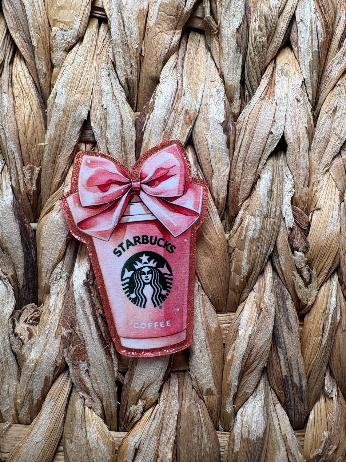 Pink Starbies Acrylic Flatback