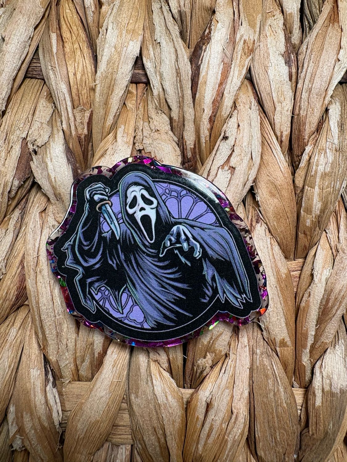Ghost Face Acrylic Flatback