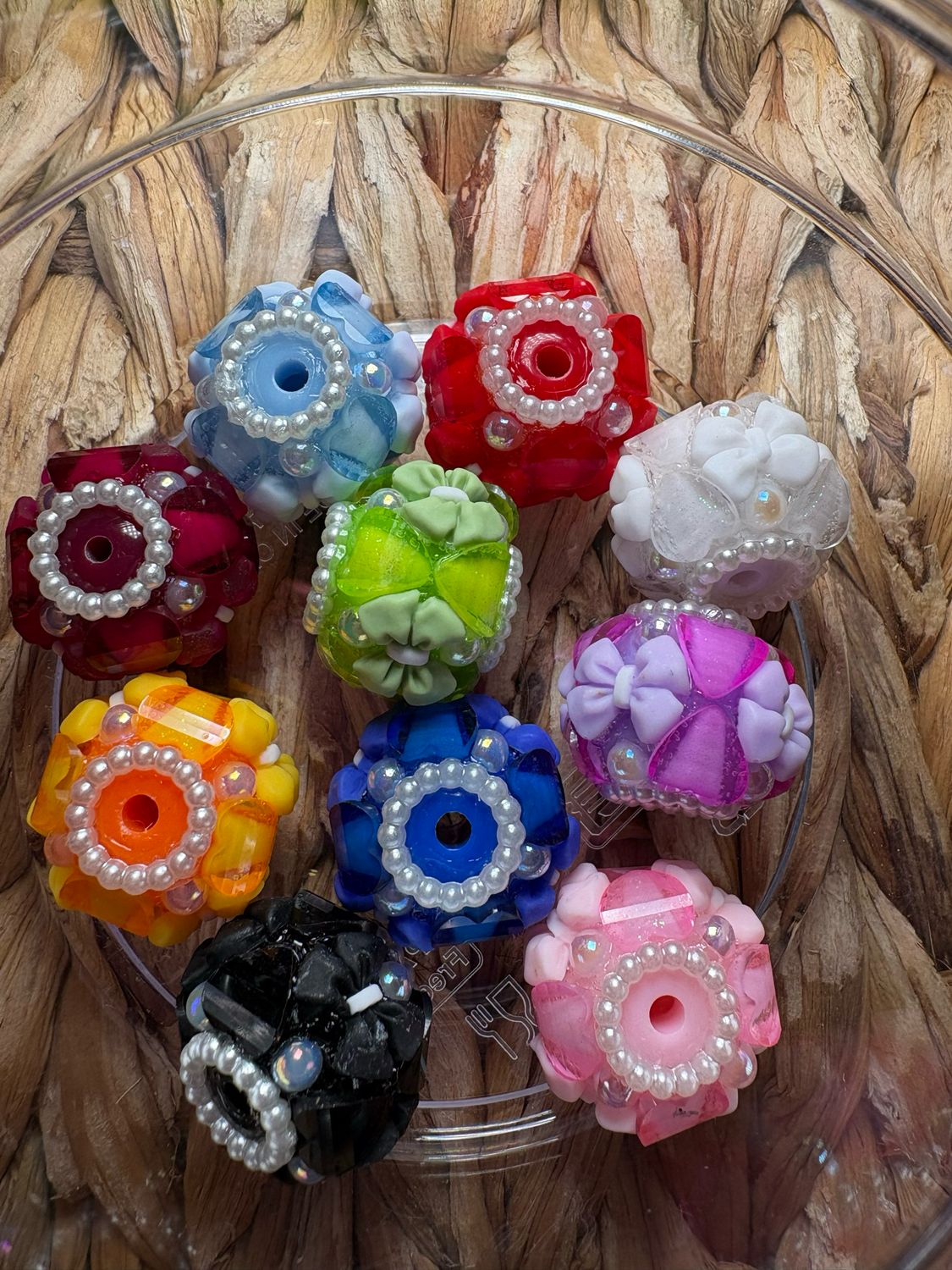 Bulk Bag-10pc-Neon Bows-S502