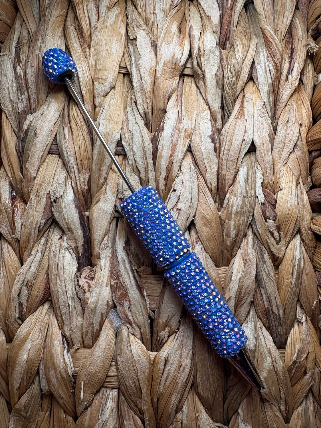 Dark Blue AB Rhinestone Pen