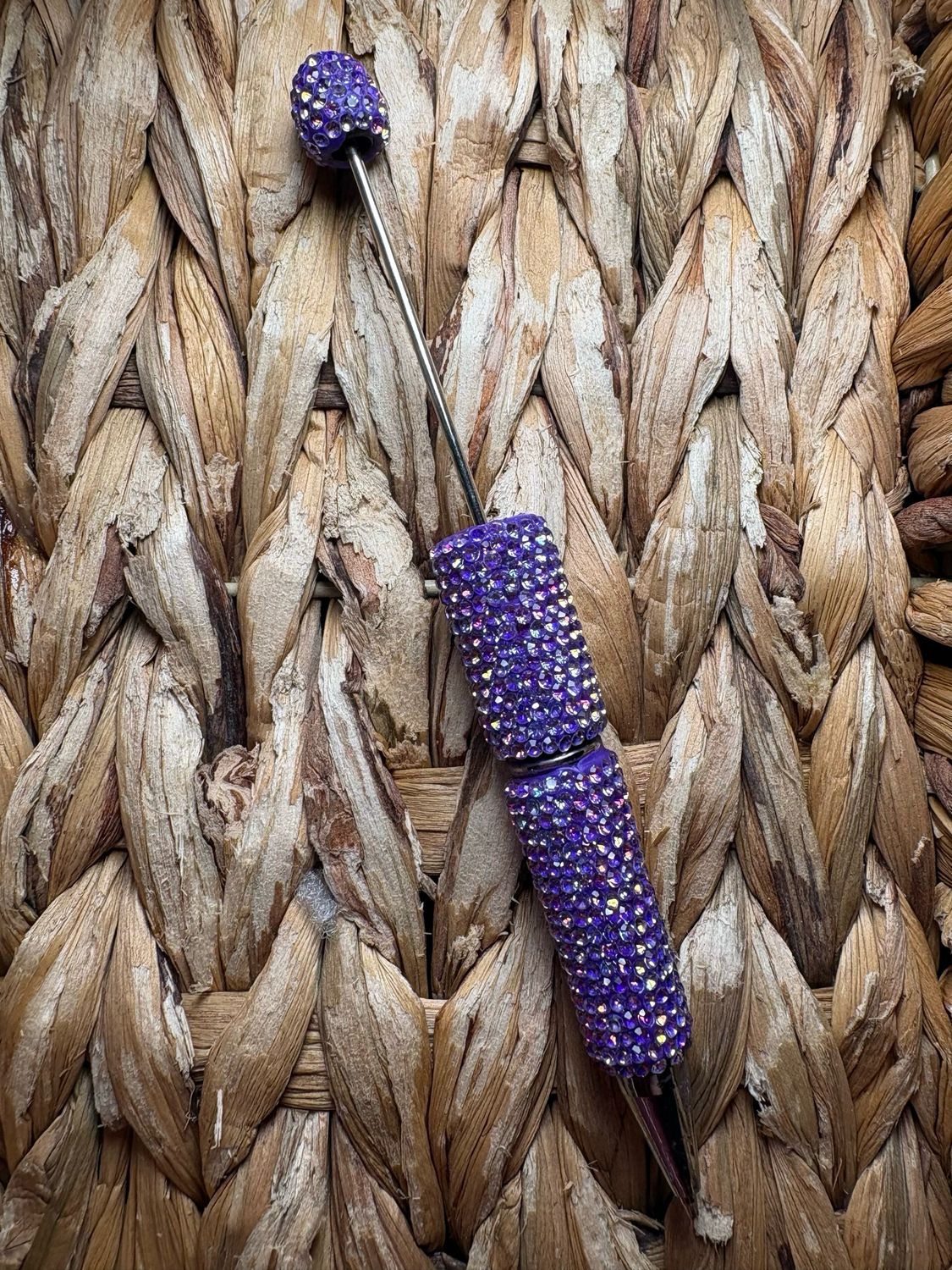 Dark Purple AB Rhinestone Pen
