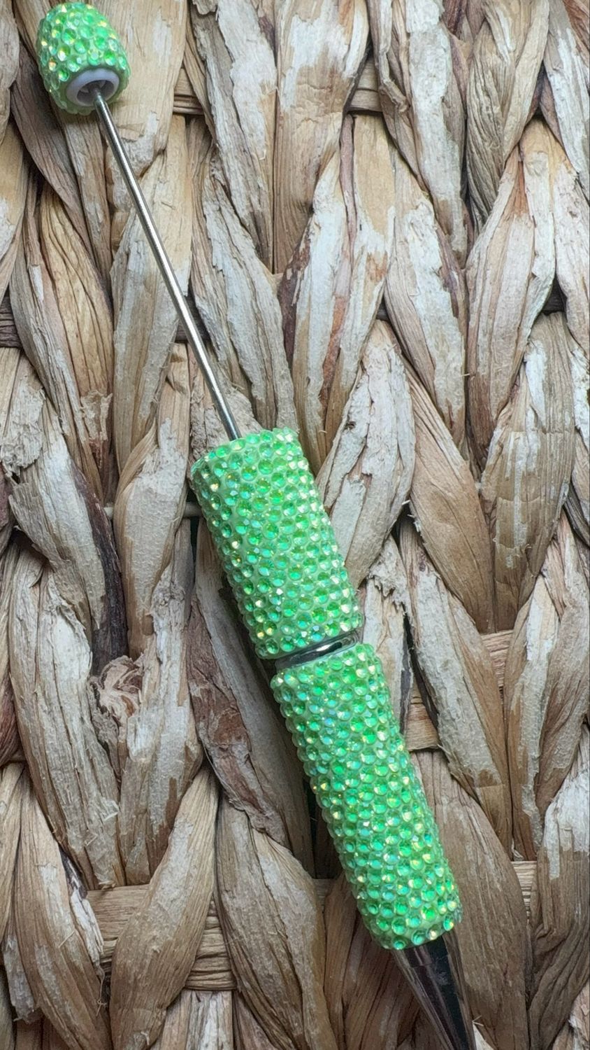 Mint AB Rhinestone Pen