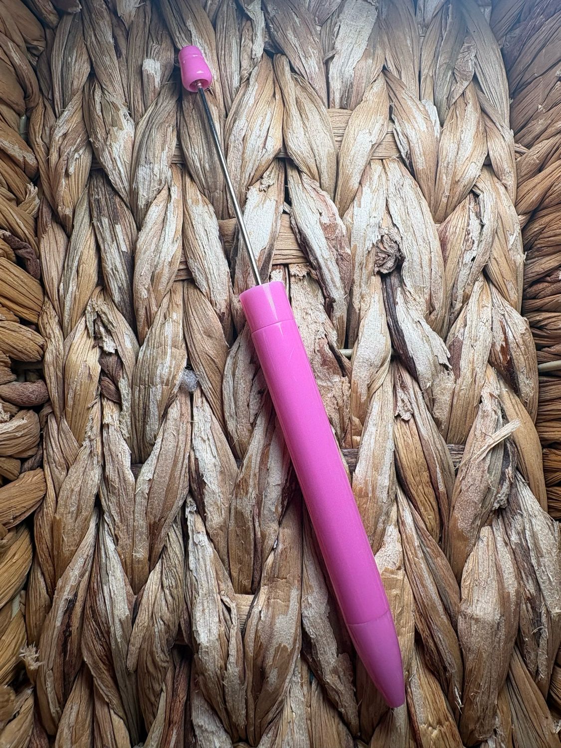 Light Pink Long Stem Pen