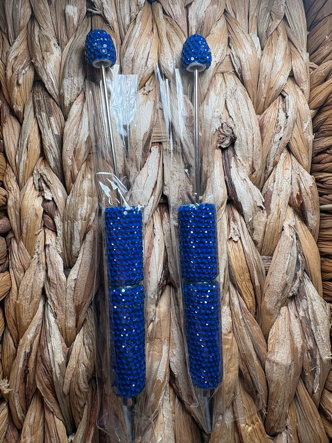 Dark Blue Neon Rhinestone Pen