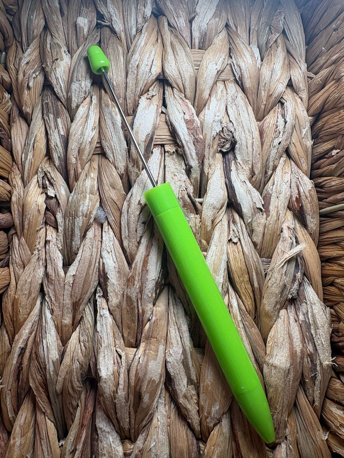 Light Green Long Stem Pen
