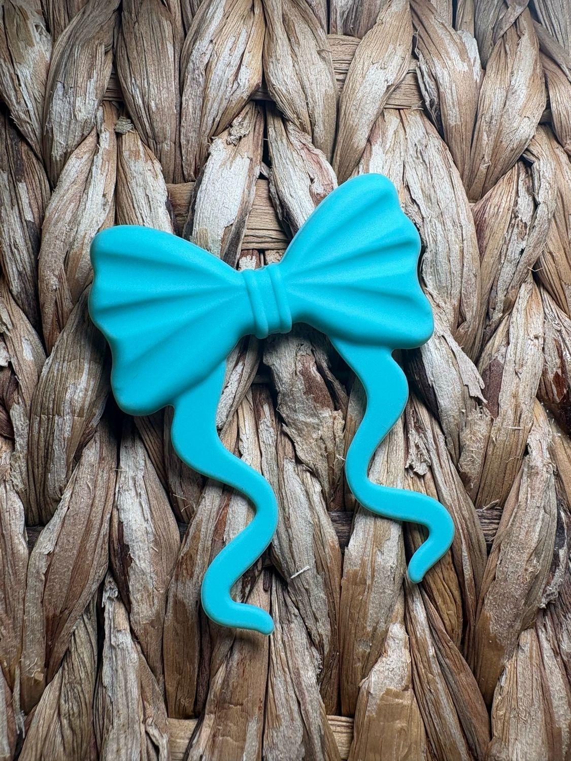 Teal Large Bow Focal