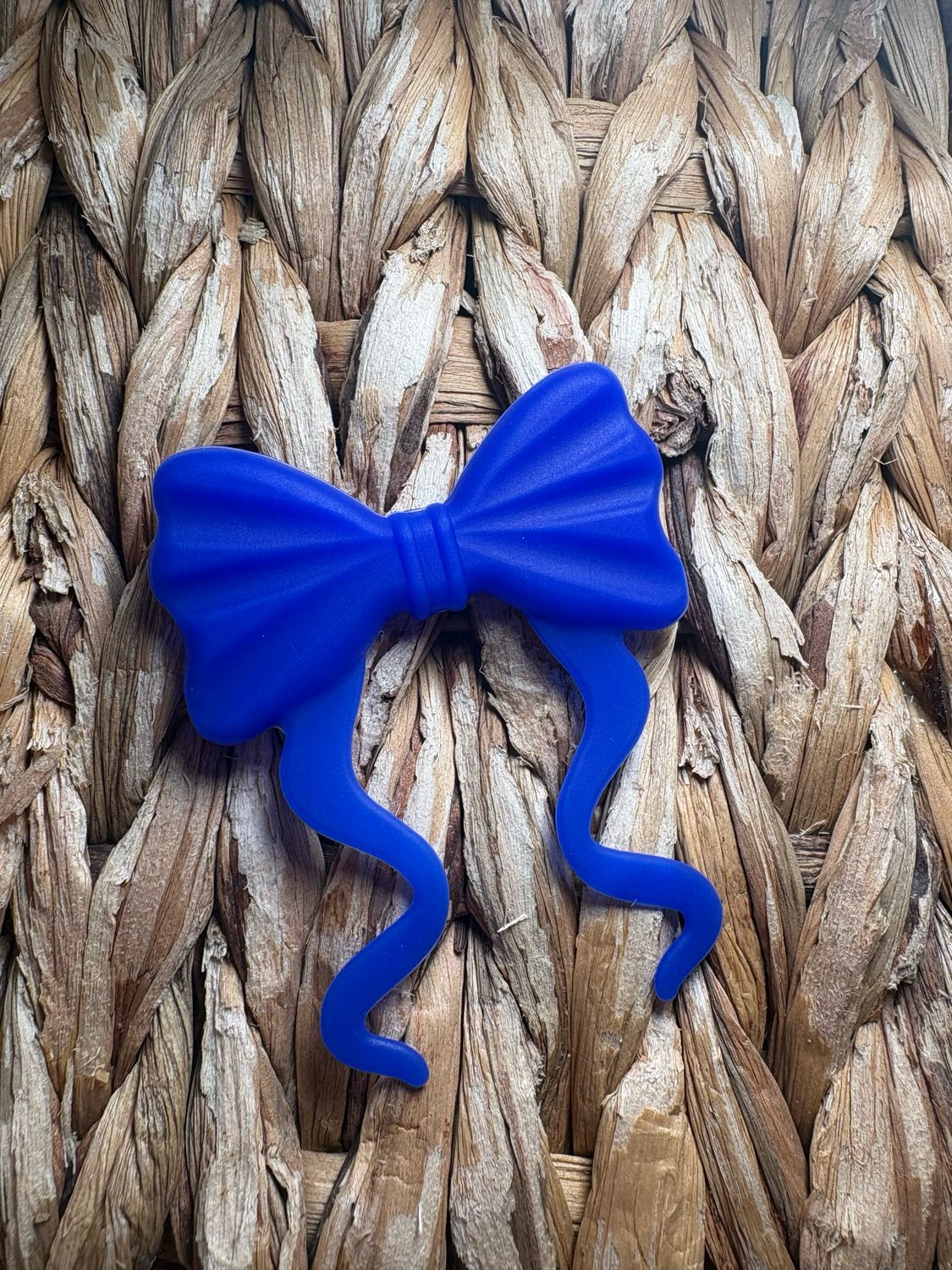 Dark Blue Large Bow Focal