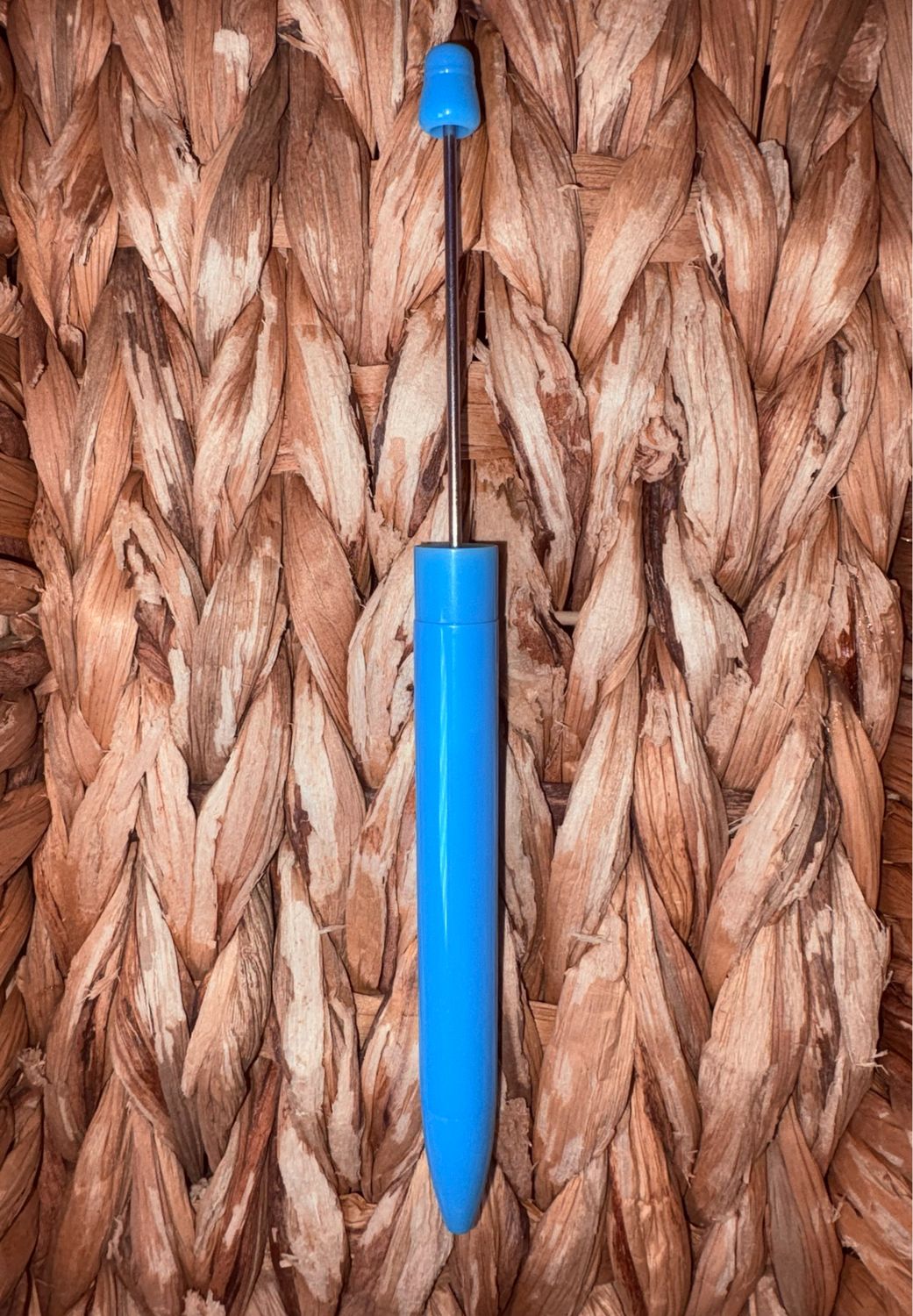 Light Blue Long Stem Pen