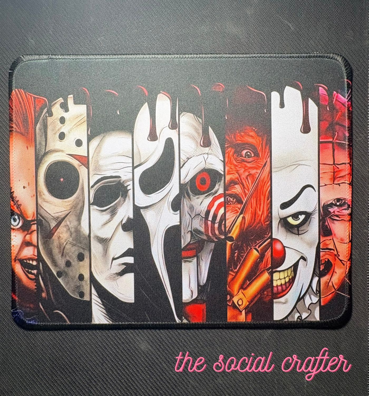 Horror Characters Mouse Pad