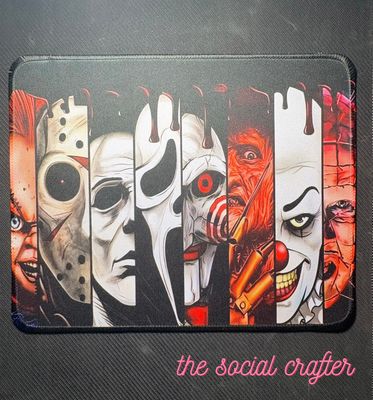 Horror Characters Mouse Pad