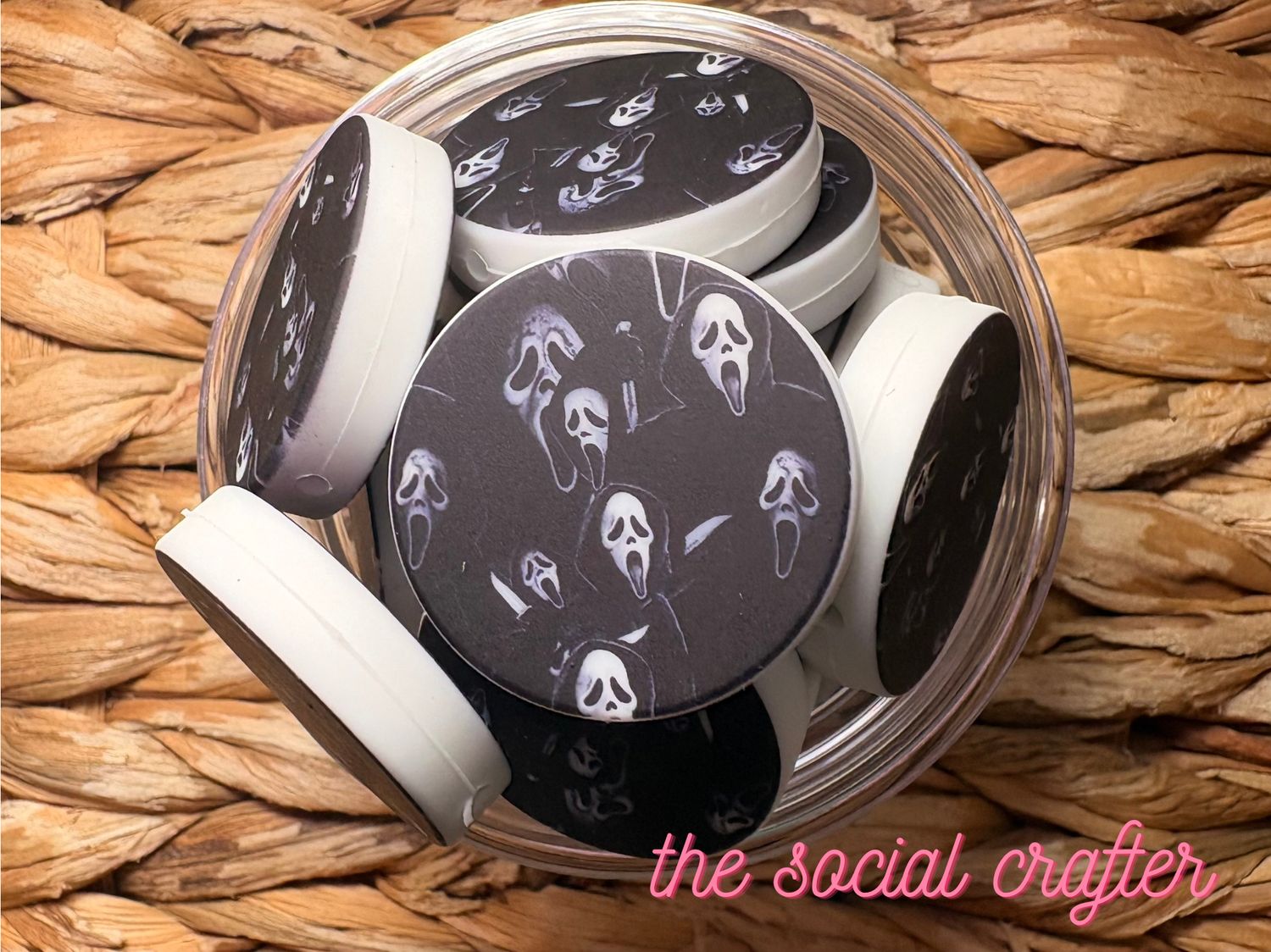 Black Ghost Face Round 2d Focal (TSC Exclusive)