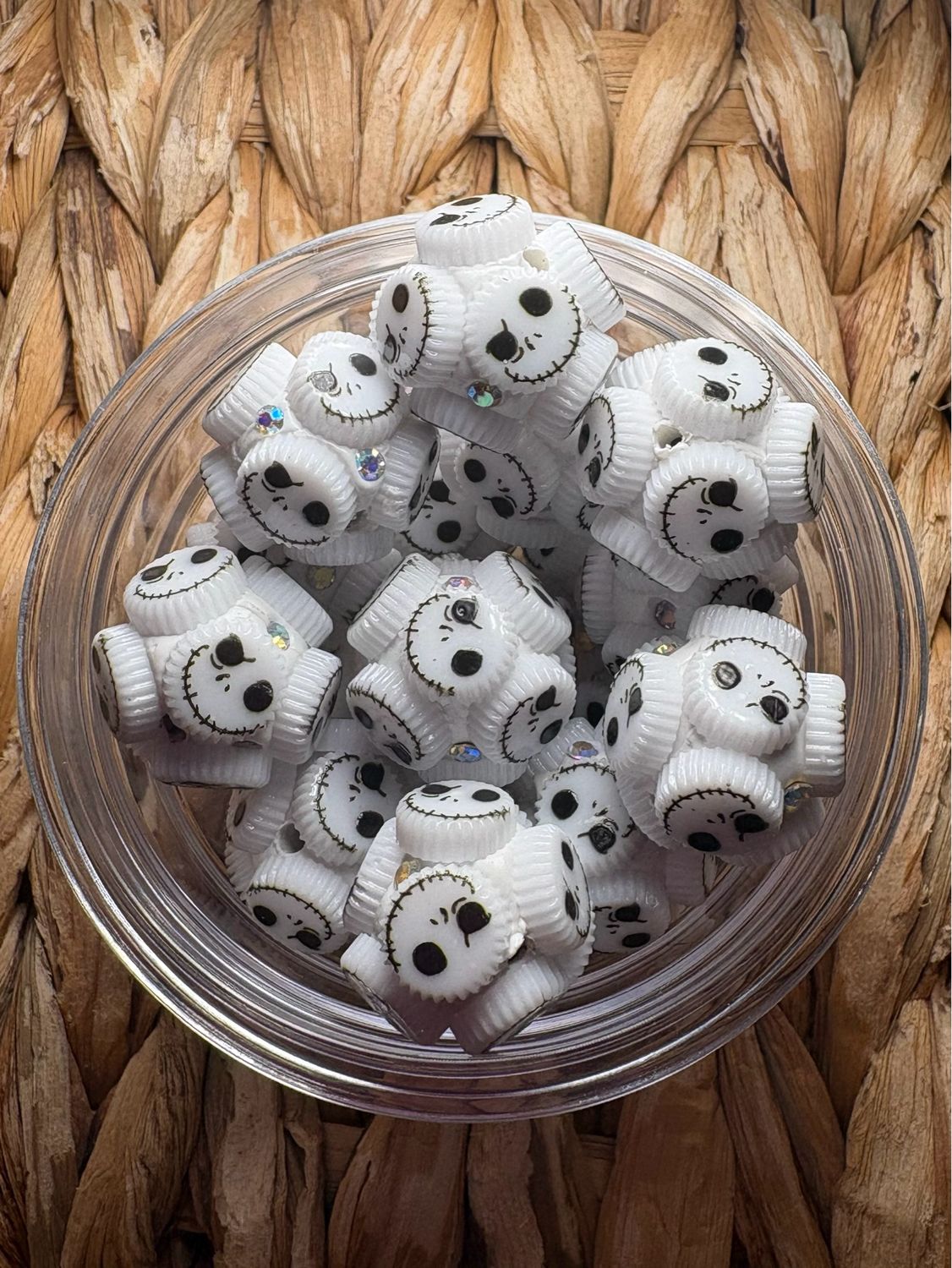 Jack Head Clay Bead
