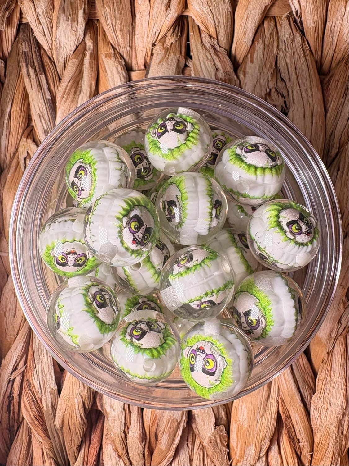 16mm Beetlejuice Character Bead 