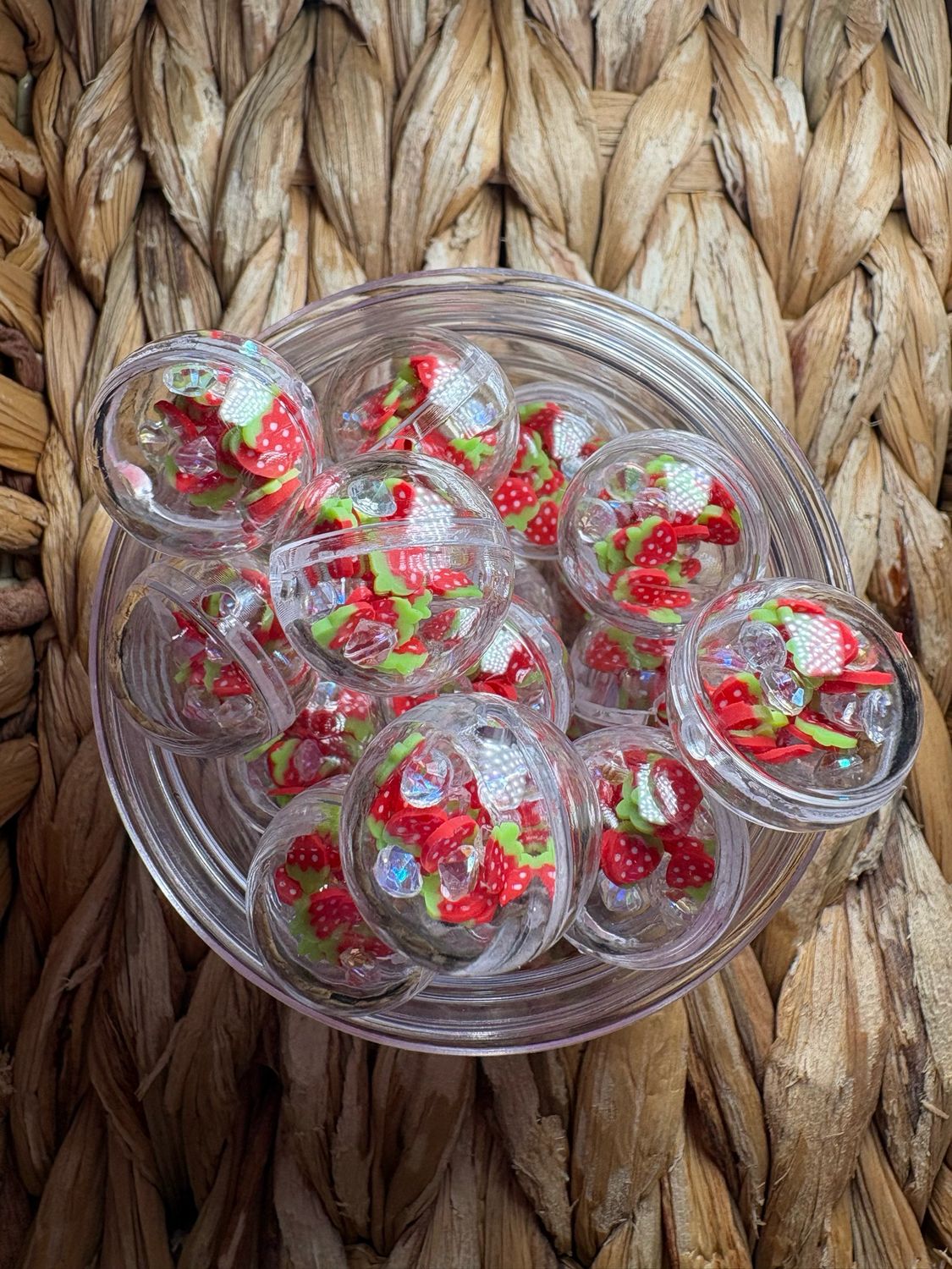 Strawberry Shaker Bead
