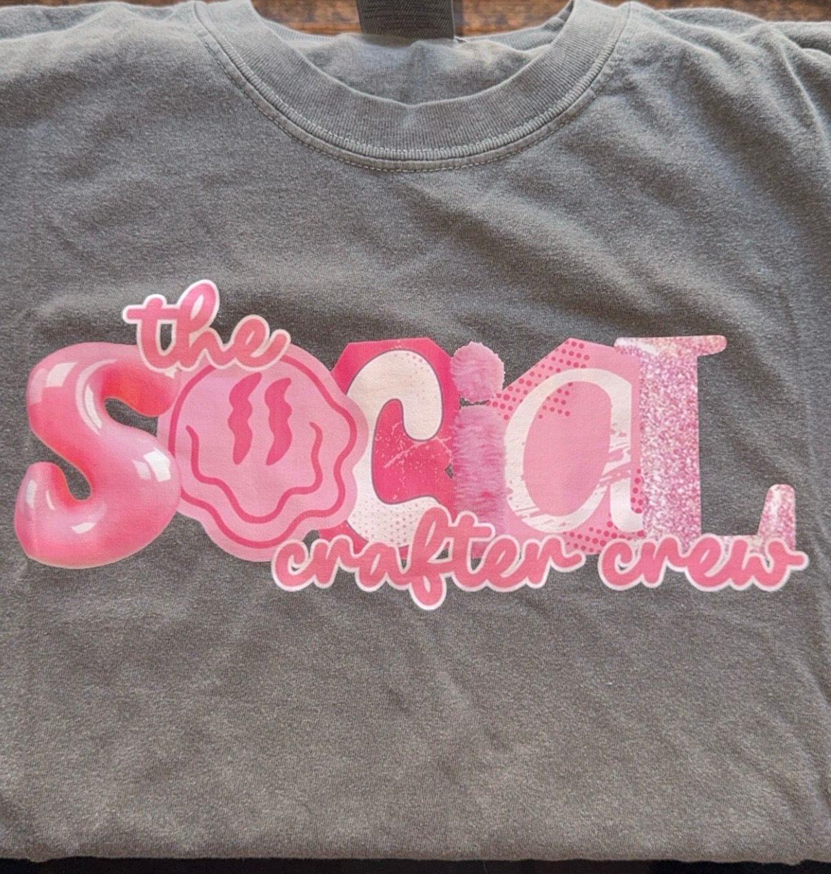 The Social Crafter Crew- XLarge (Comfort Colors)