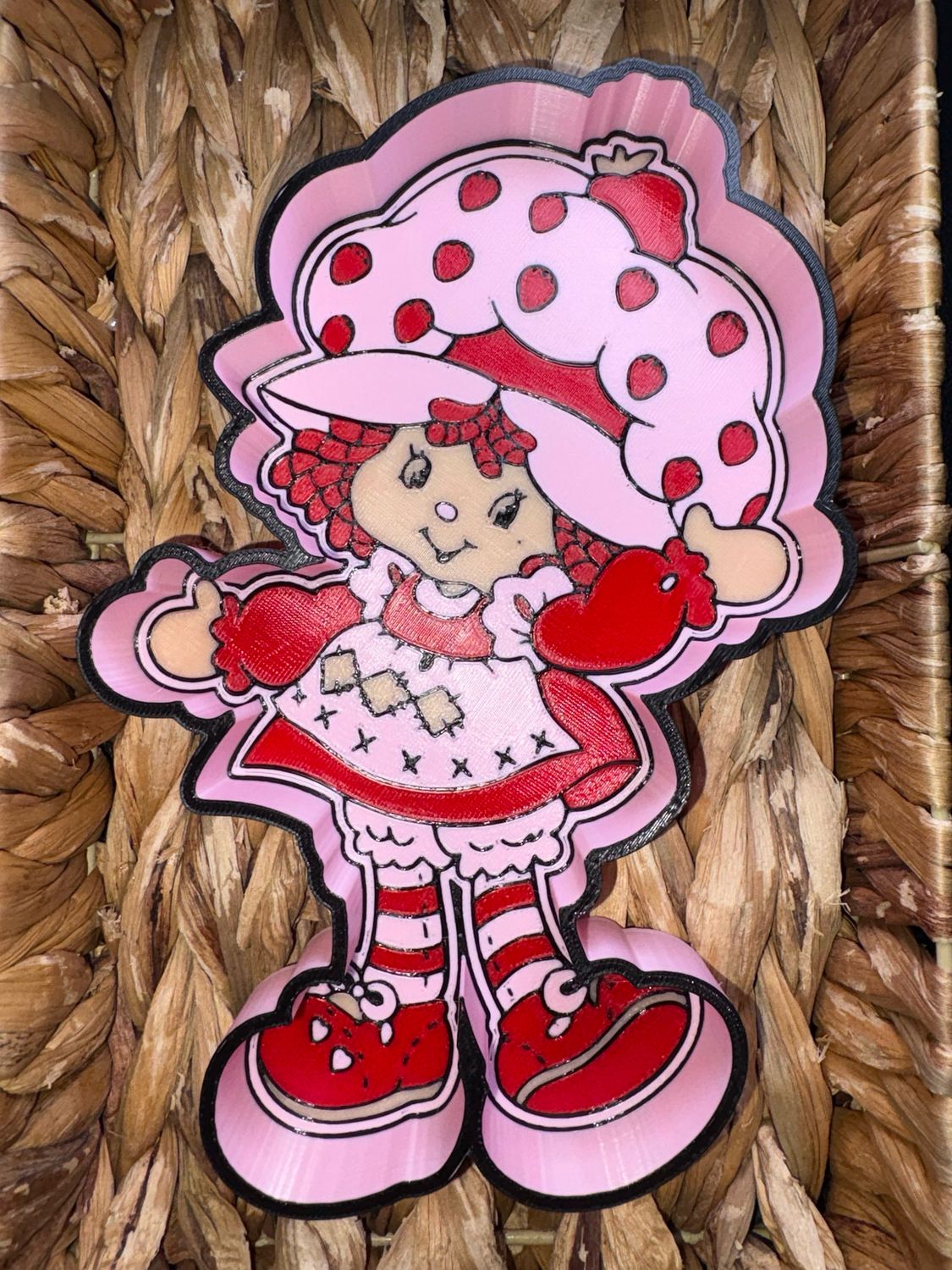 Strawberry Girl 3d Printed Trinket Tray