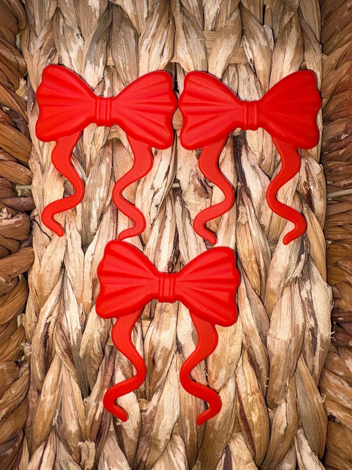 Red Large Bow Focal