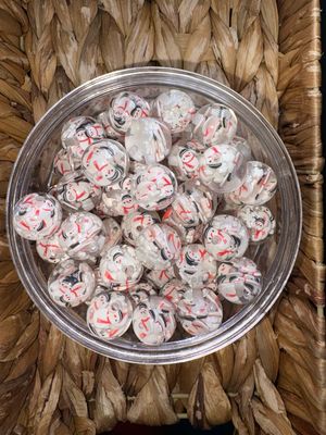 16mm Snowman Acrylic Character Bead