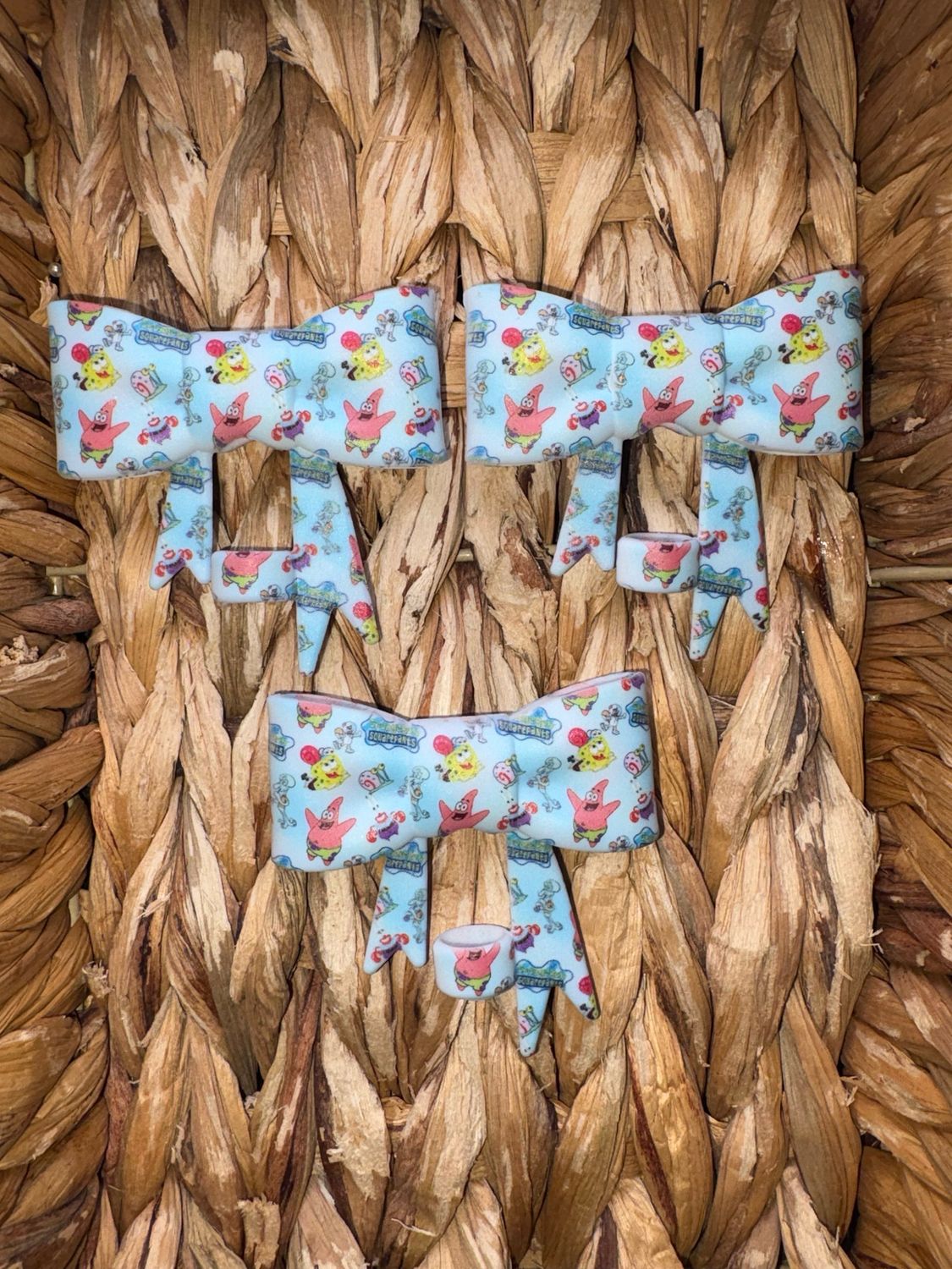 Sponge Light Blue Straw Topper (TSC Exclusive) ST11