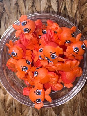 Orange Gold Fish 3d Focal