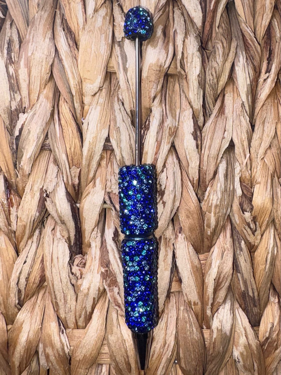 Blue &amp; Blue Rhinestone Pen