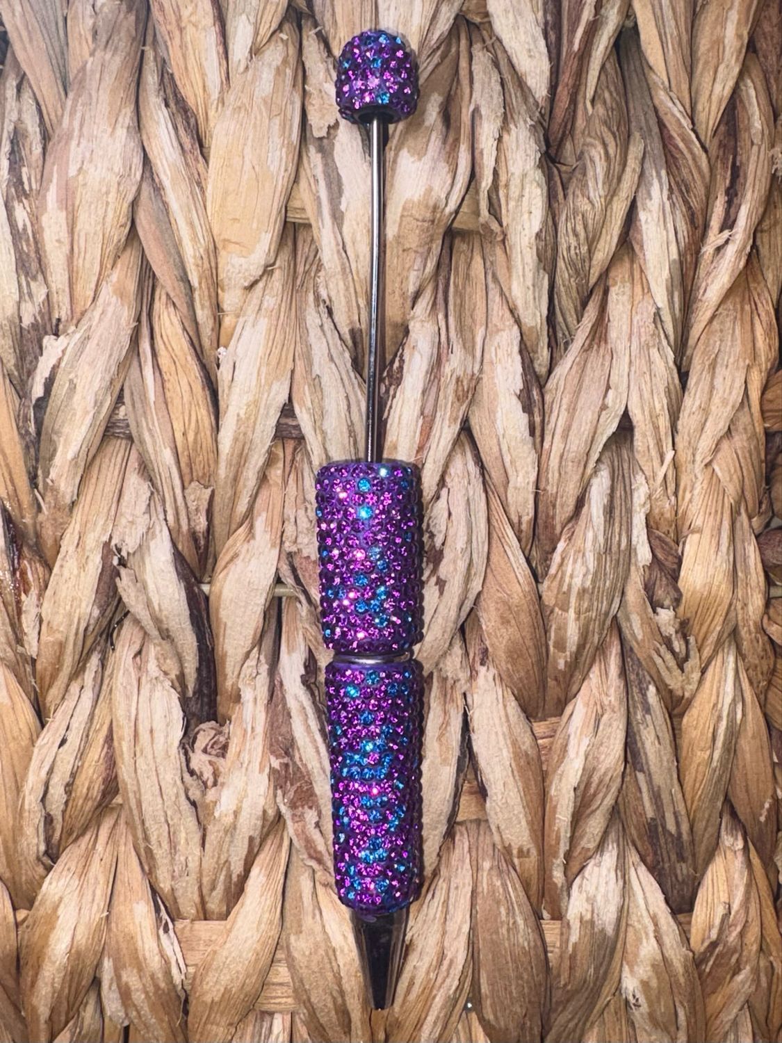 Purple &amp; Blue Rhinestone Pen