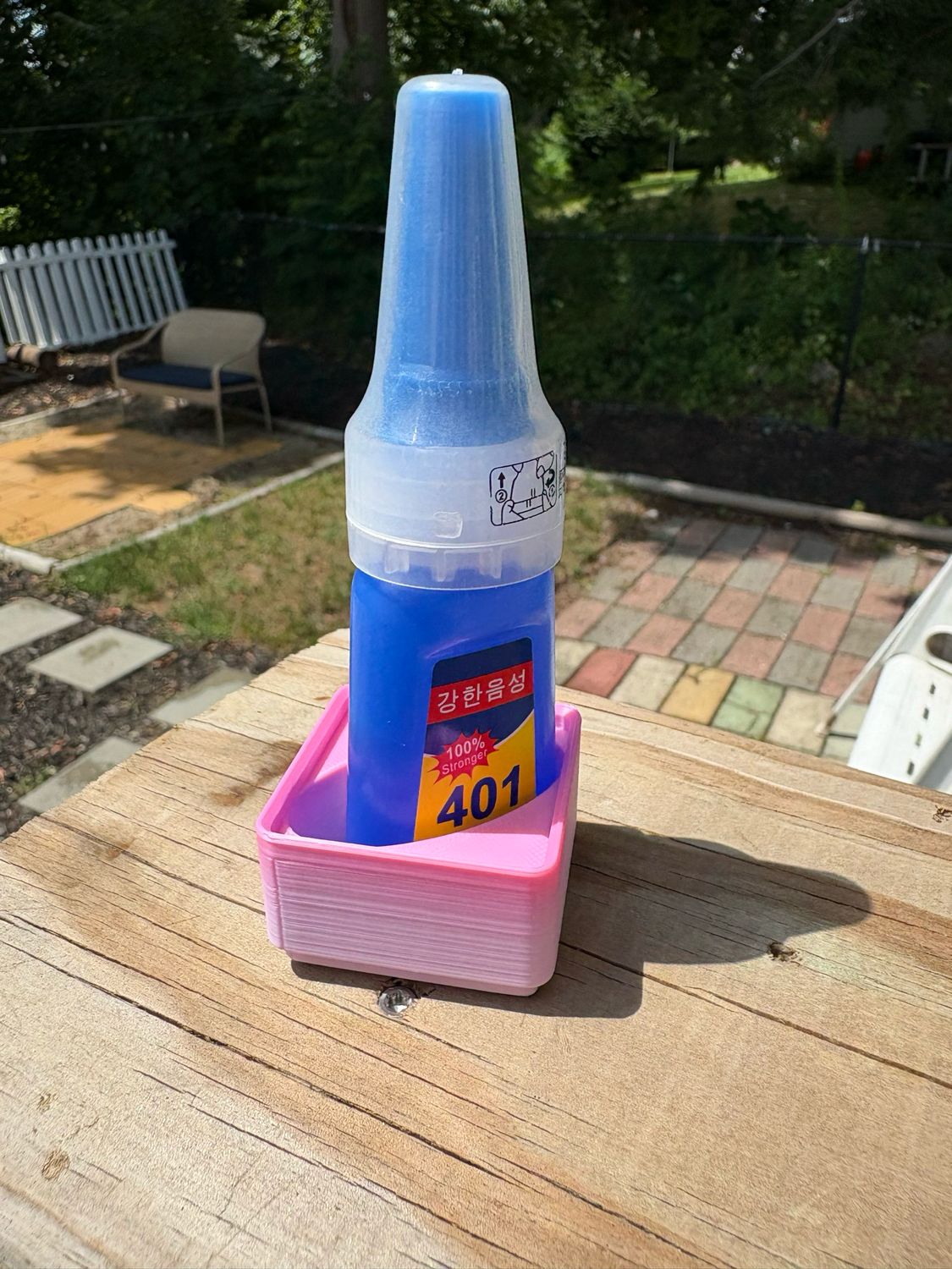 Single Glue Holder Pink 