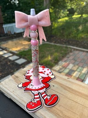 Strawberry Girl Single Pen Holder 