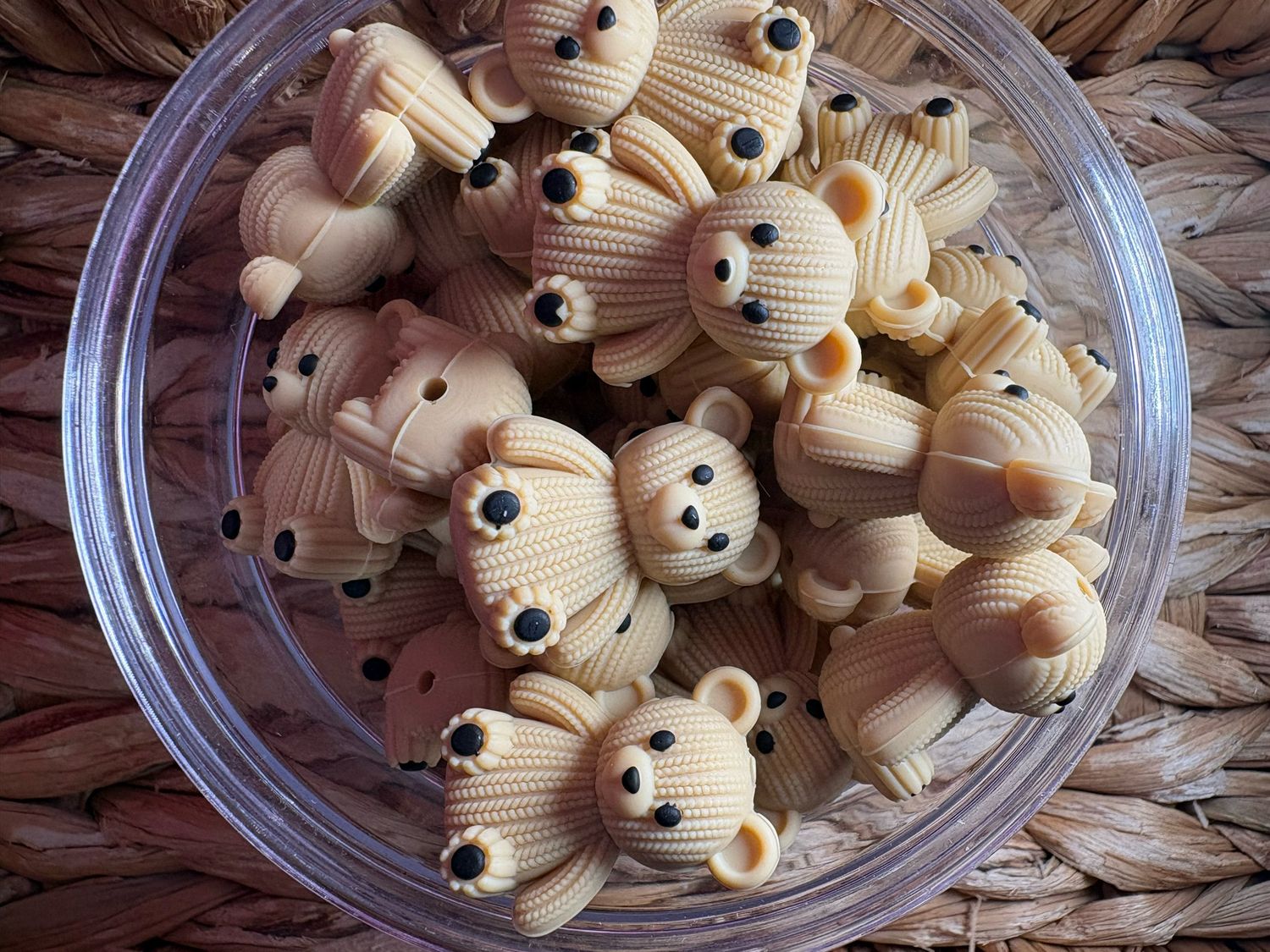 Tan Teddy Bear 3d Focal F191