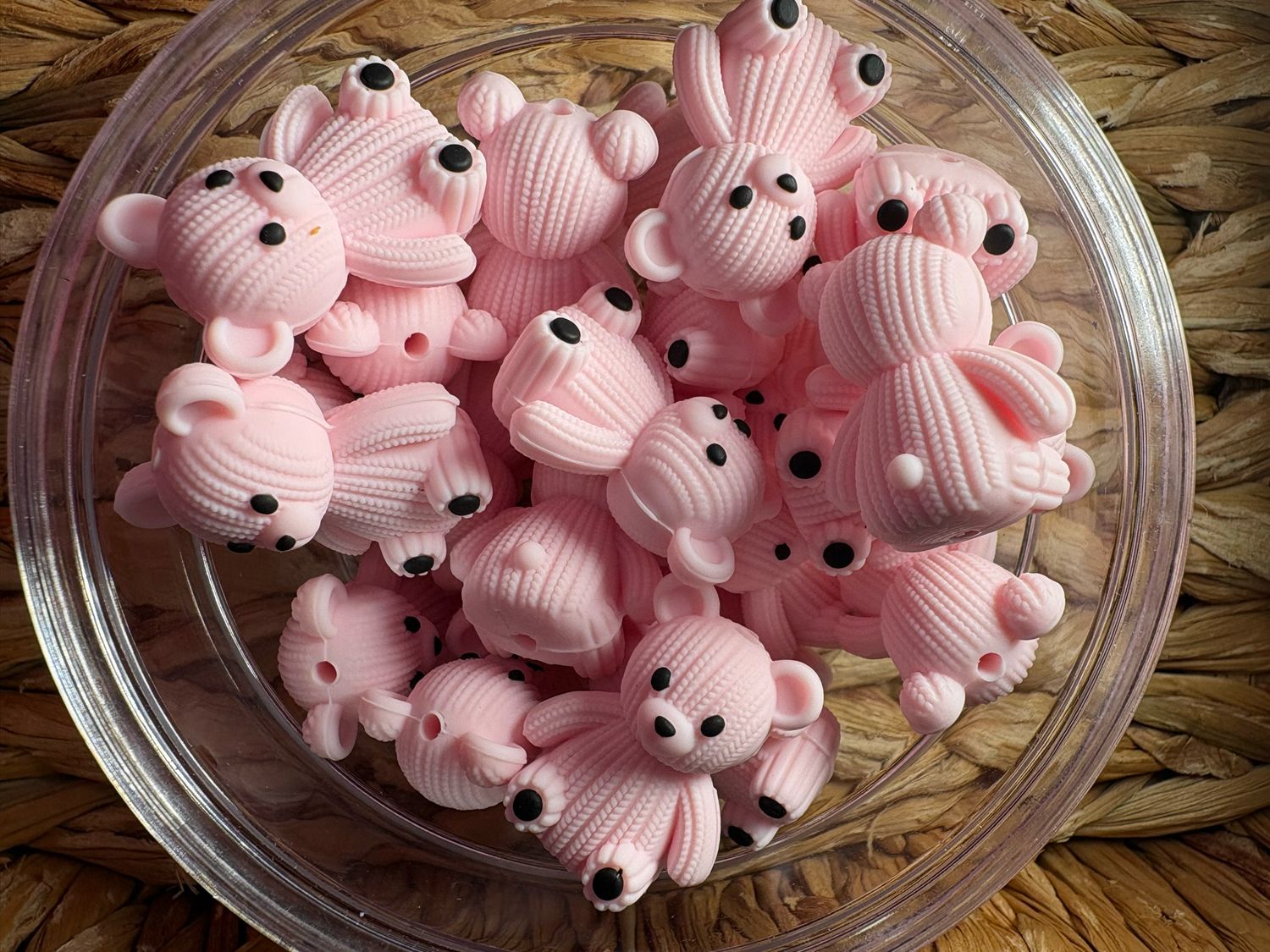 Pink Teddy Bear 3d Focal