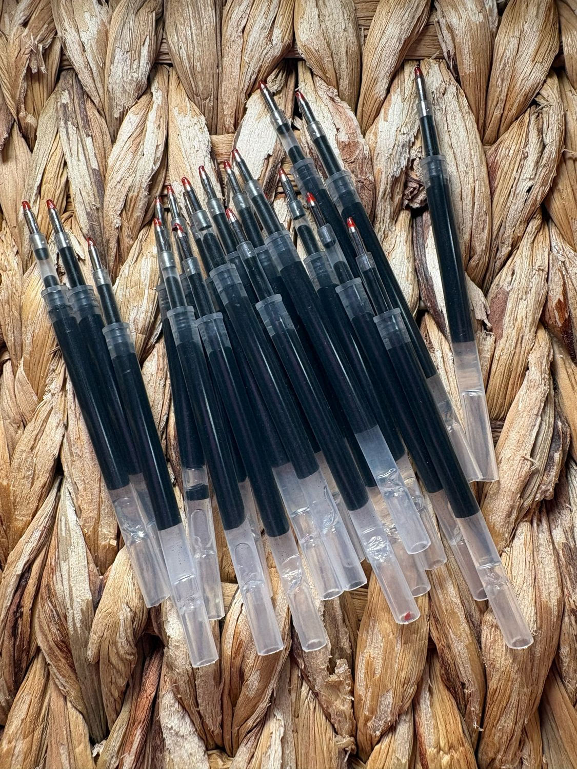 Black LongStem Pen Refill-10pc