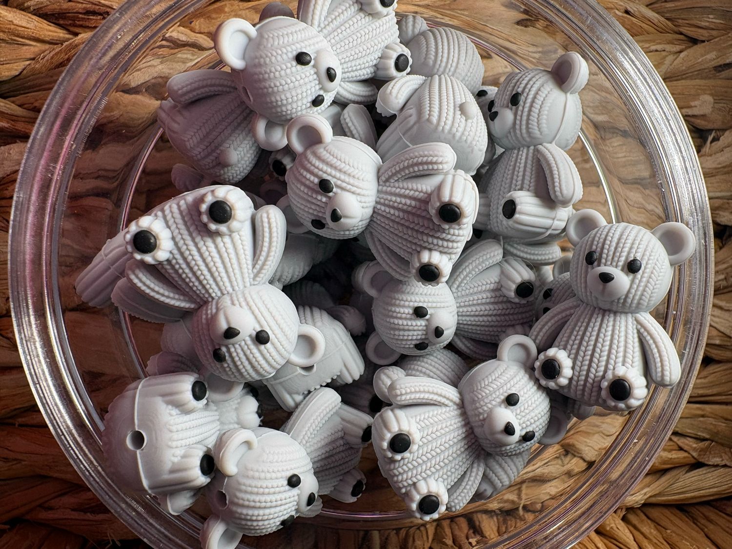 Gray Teddy Bear 3d Focal