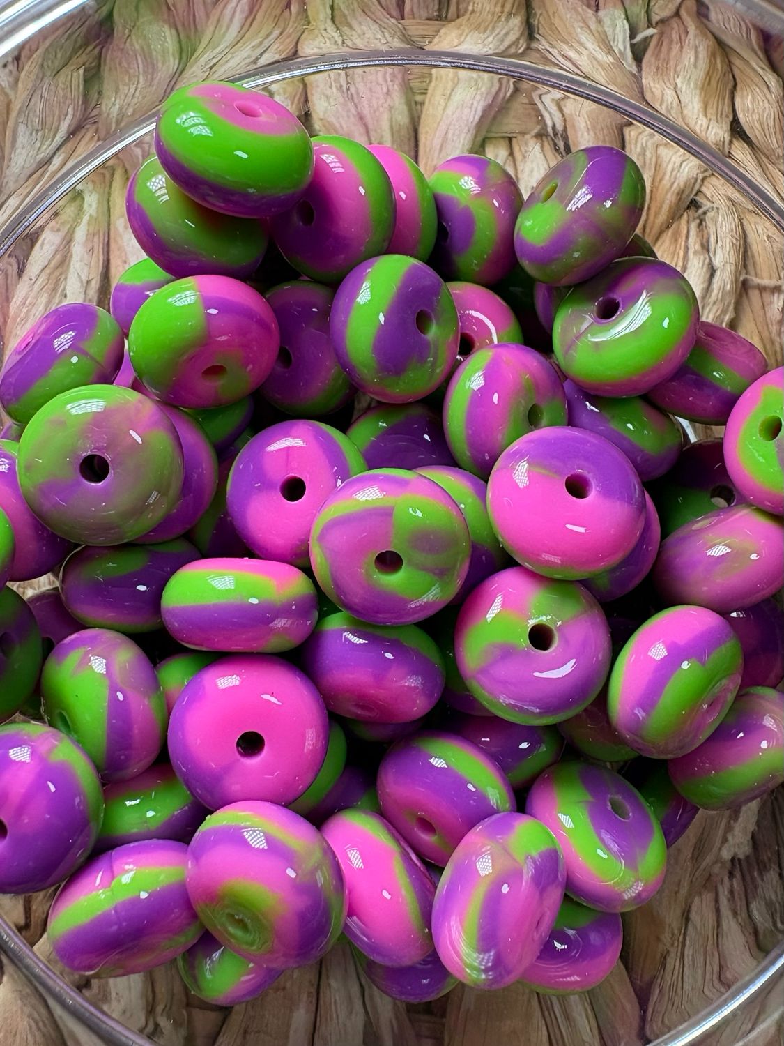 Monster Mash Silicone Abacus Bead