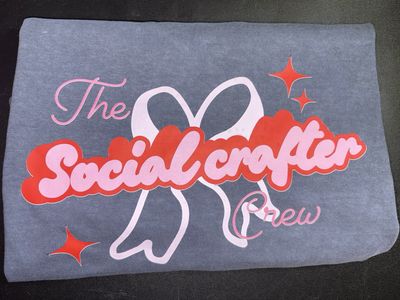 The Social Crafter Crew- Navy Blue XL