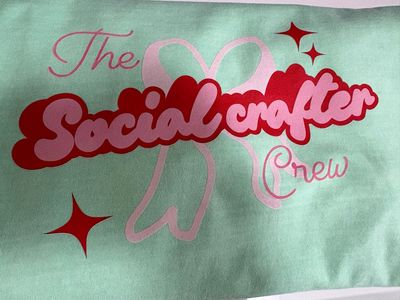The Social Crafter Crew- Teal XL