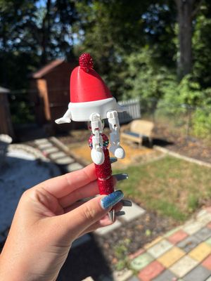 Santa Hat Kicker 3d Printed