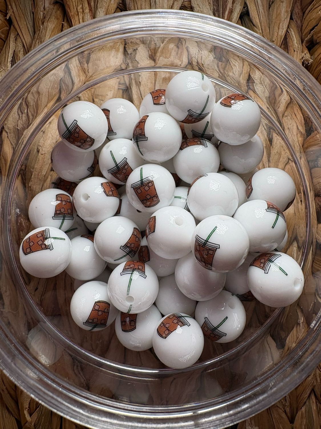 Coffee Liquid Silicone Bead 15mm (TSC Exclusive)