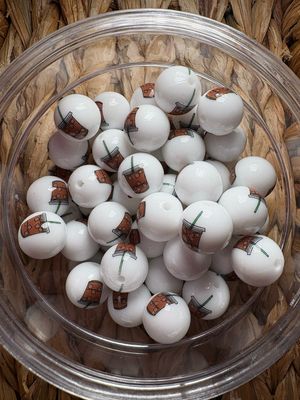 15mm Iced Coffee Liquid Silicone Bead (TSC Exclusive)