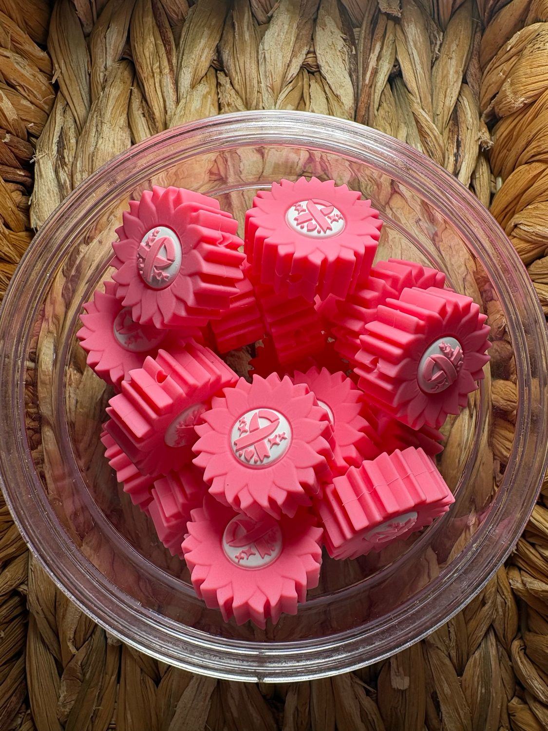 Breast Cancer Flower 3d Focal