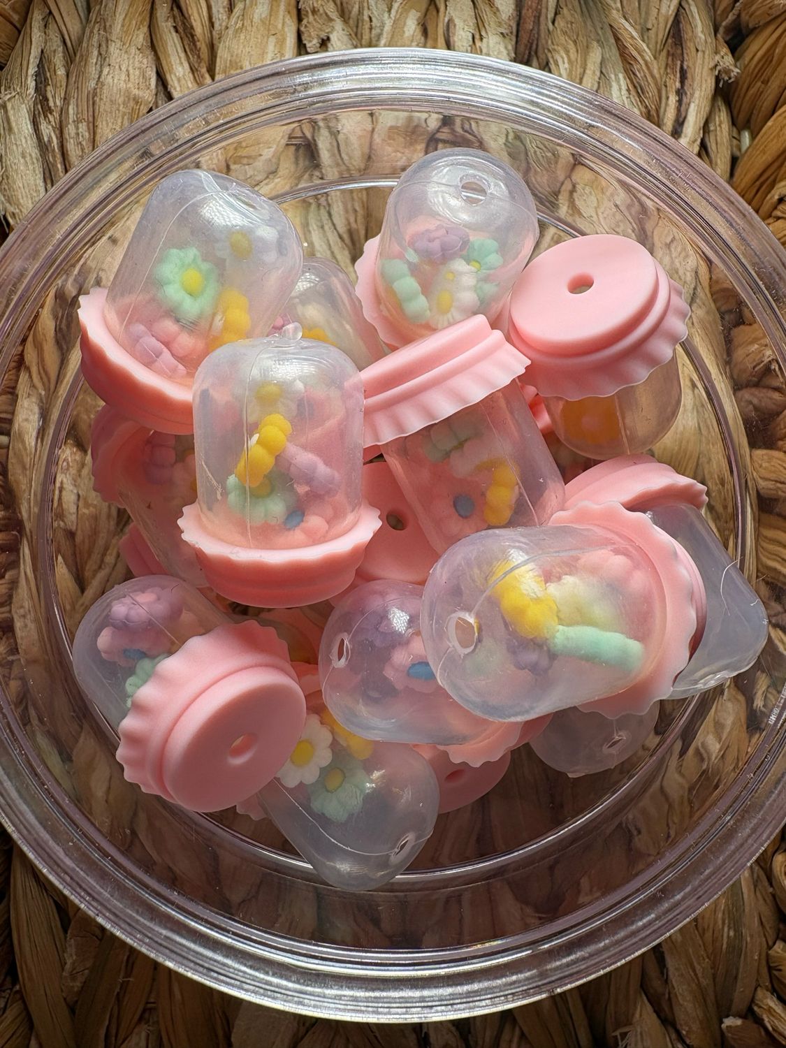Flower Shaker Jar 3d Focal