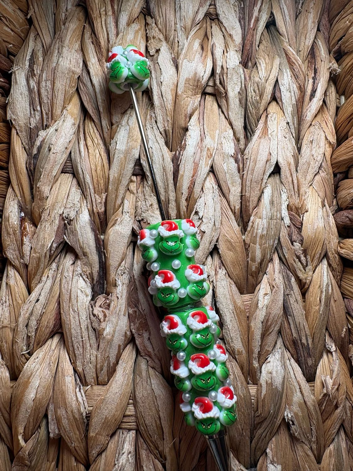 Green Grinch Clay Pen 