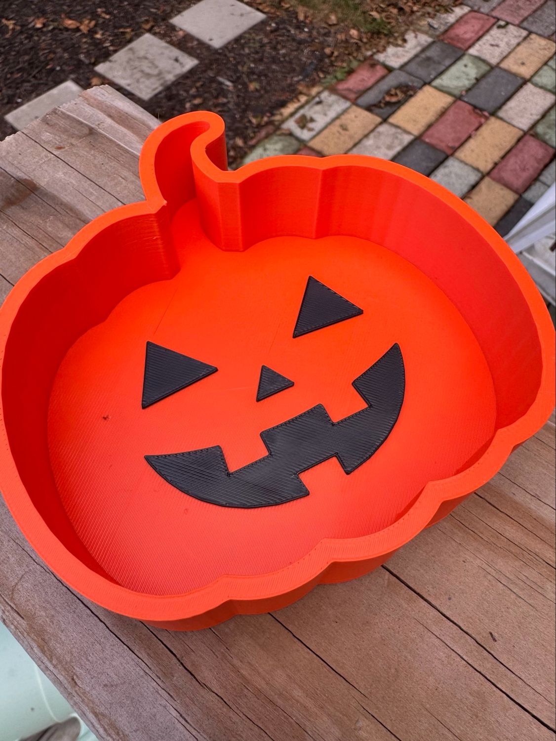Pumpkin Trinket Tray 3d Printed