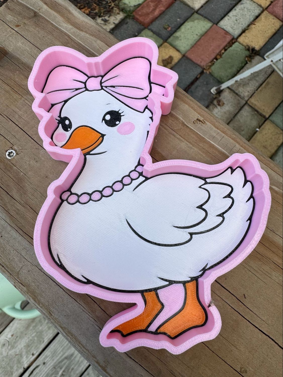 Goose Trinket Tray 3d Printed
